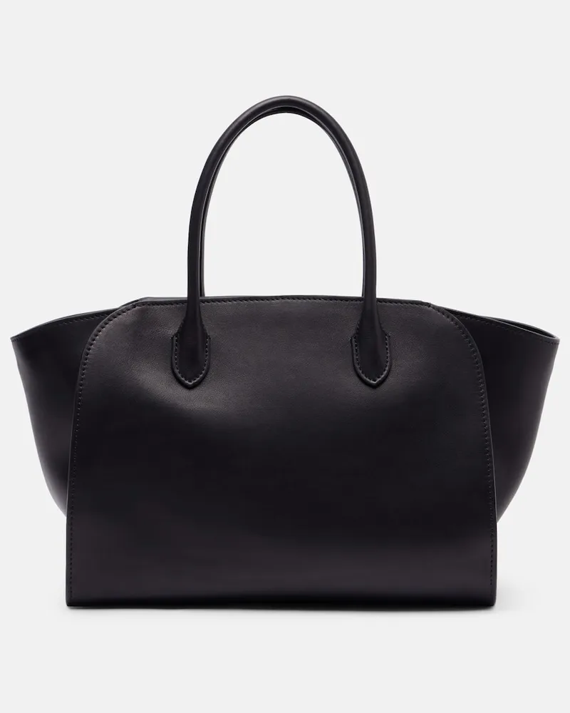 The Row Tote Bag Marlo 12 aus Leder Schwarz