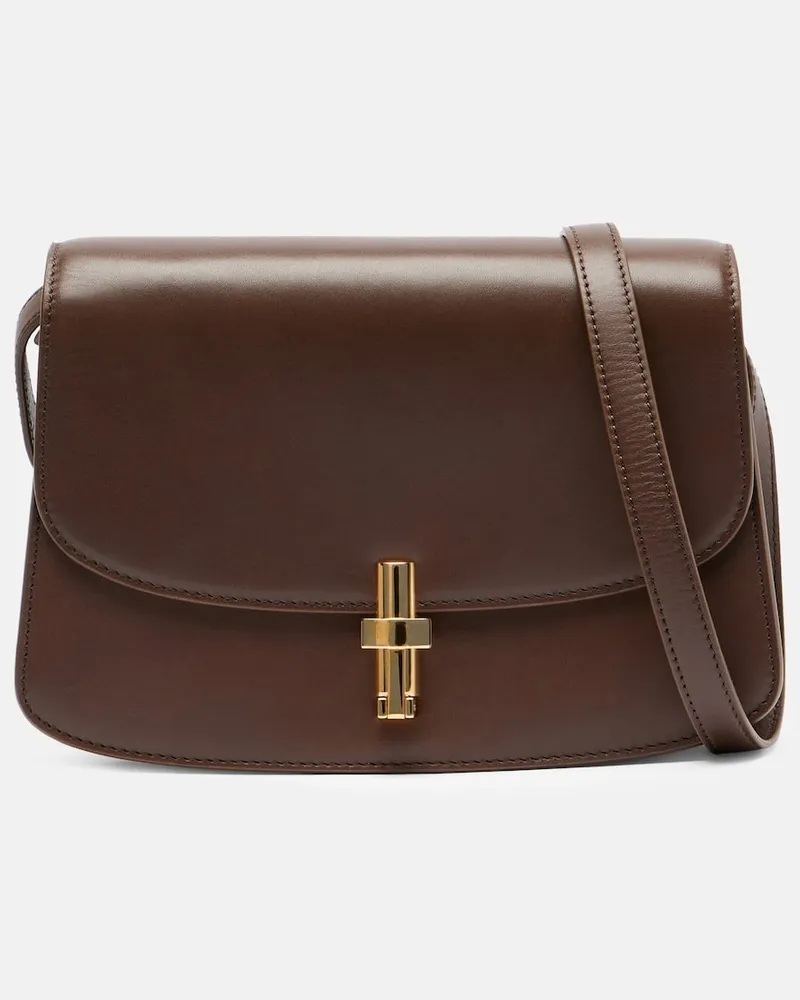 The Row Schultertasche Sofia aus Leder Braun