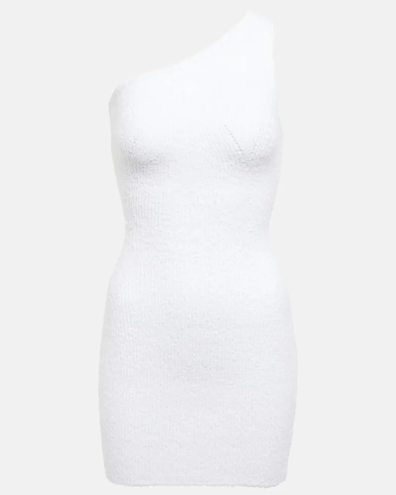 WARDROBE.NYC X Hailey Bieber Minikleid HB Weiã