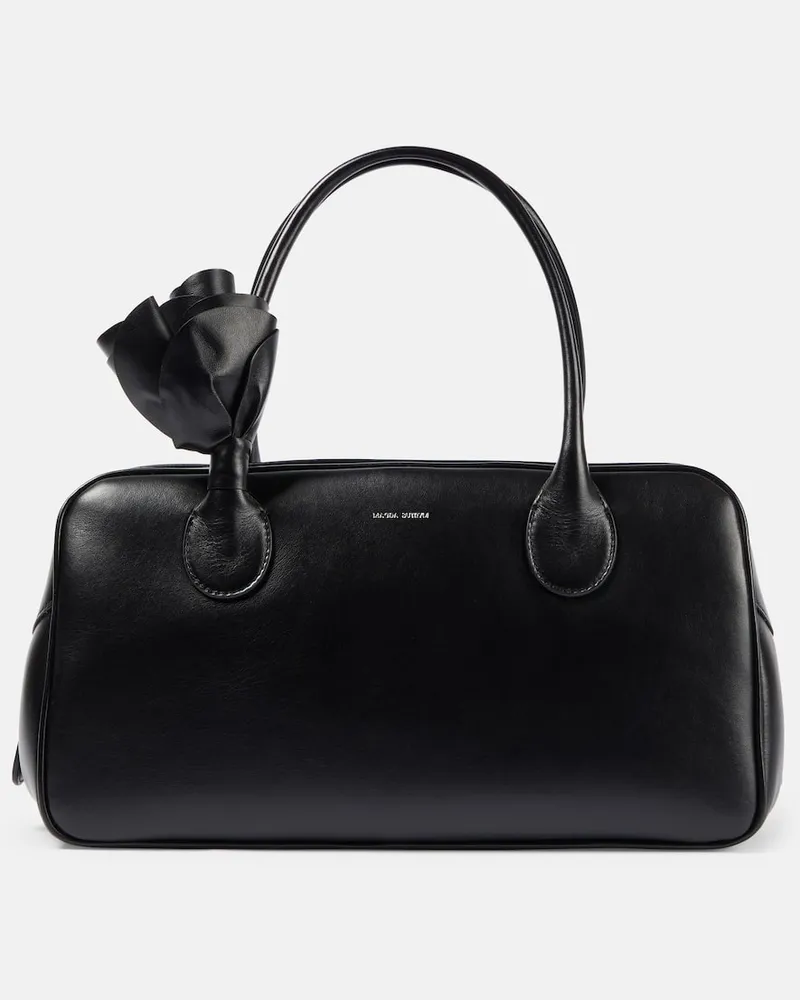 Magda Butrym Tote Bag Brigitte Small aus Leder Schwarz