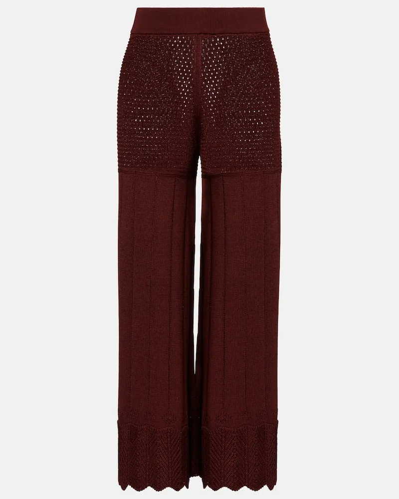 Eres Weite Hose Récit aus einem Baumwollgemisch Rot