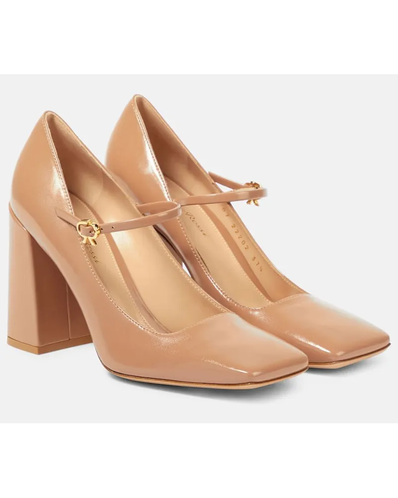 Gianvito Rossi Pumps Freeda aus Leder Pink