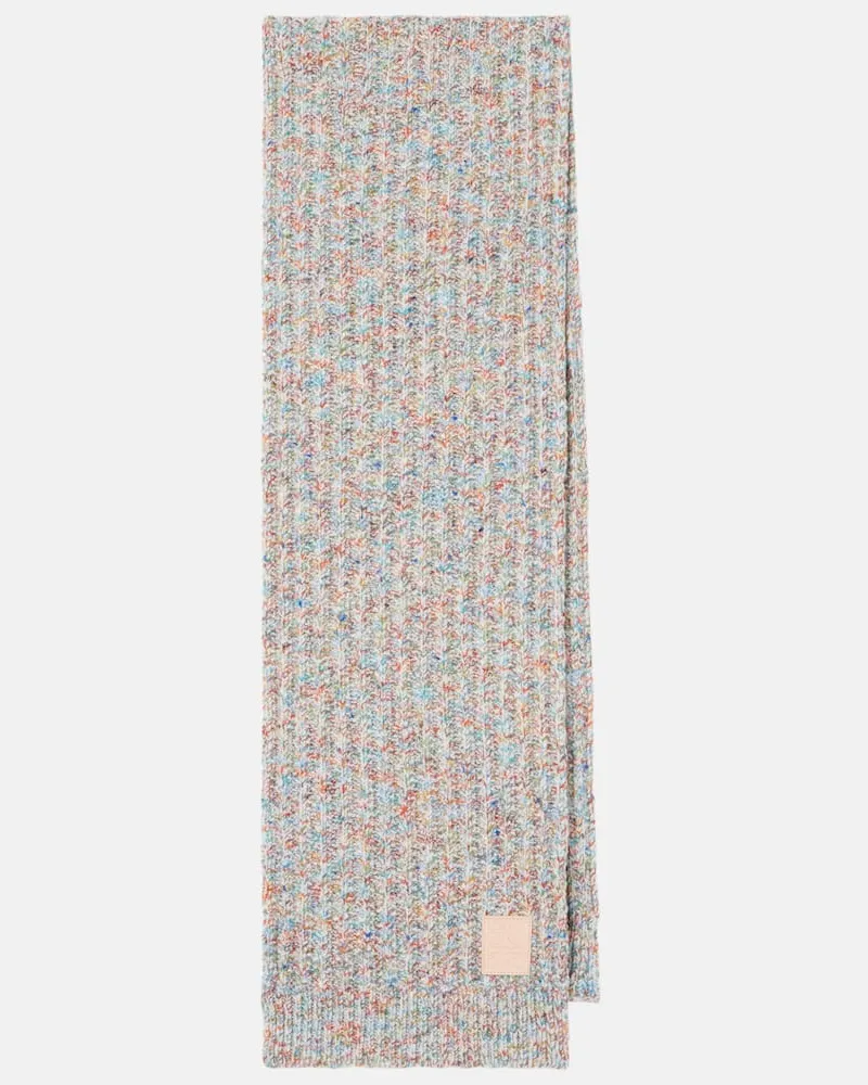 Loewe Schal aus einem Wollgemisch Multicolor