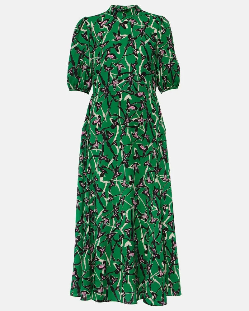 Diane von Furstenberg Midikleid Stephen aus Jersey Grün