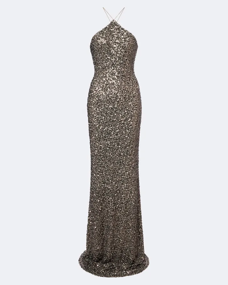 The Sei Robe mit Pailletten Grau