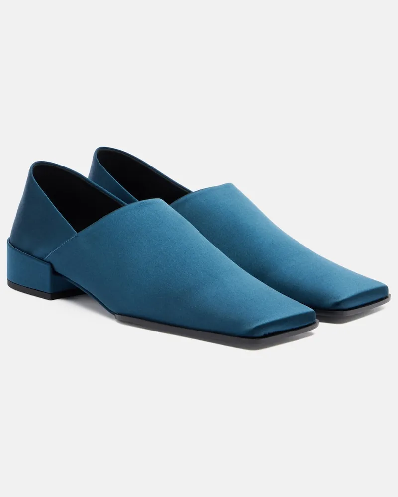 Alaïa Alaïa Slip-Ons aus Satin Blau