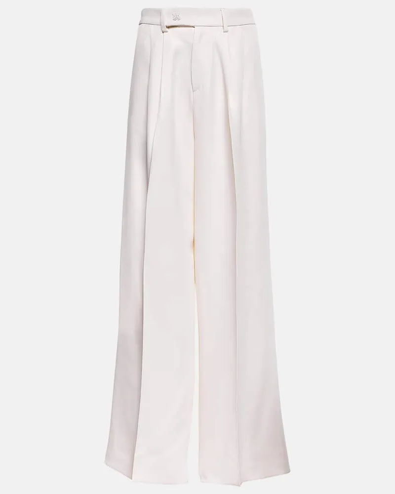 Amiri Weite High-Rise-Hose Weiã