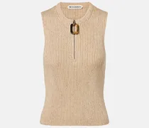 Tanktop aus Rippstrick