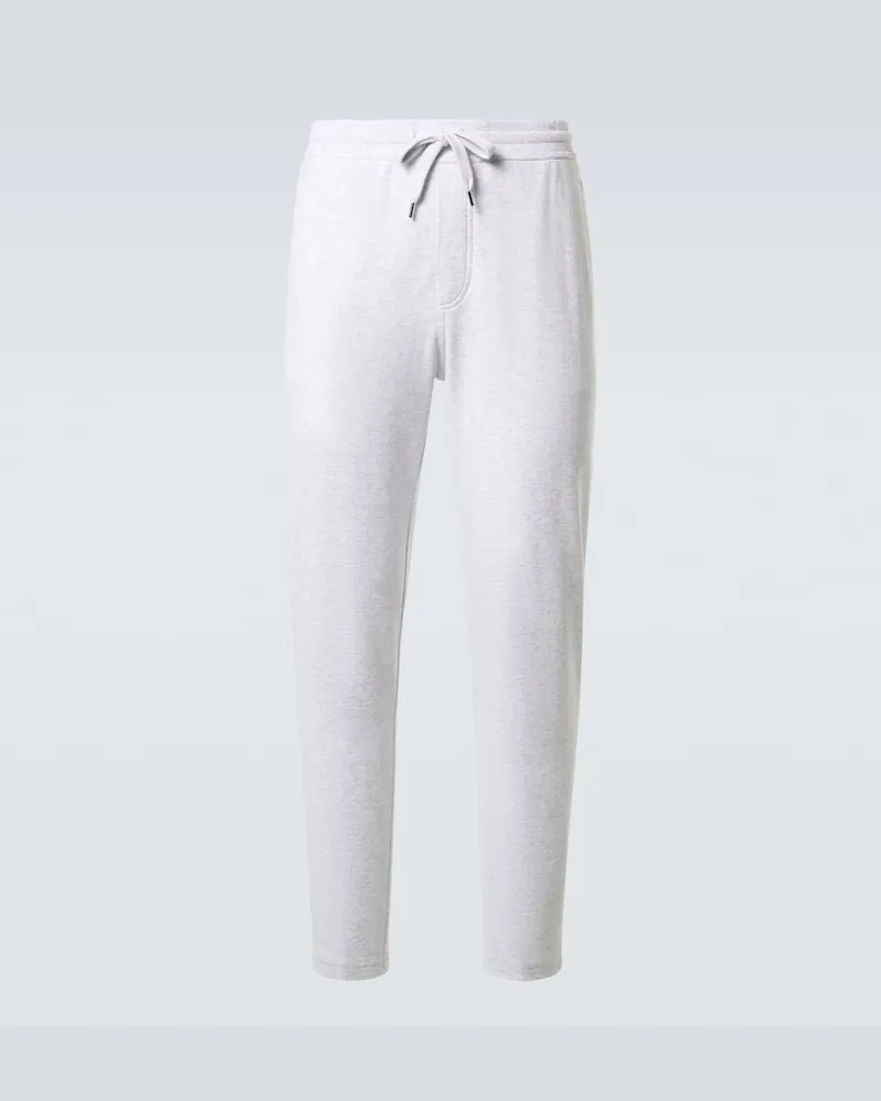 Brunello Cucinelli Jogginghose aus Jersey Grau