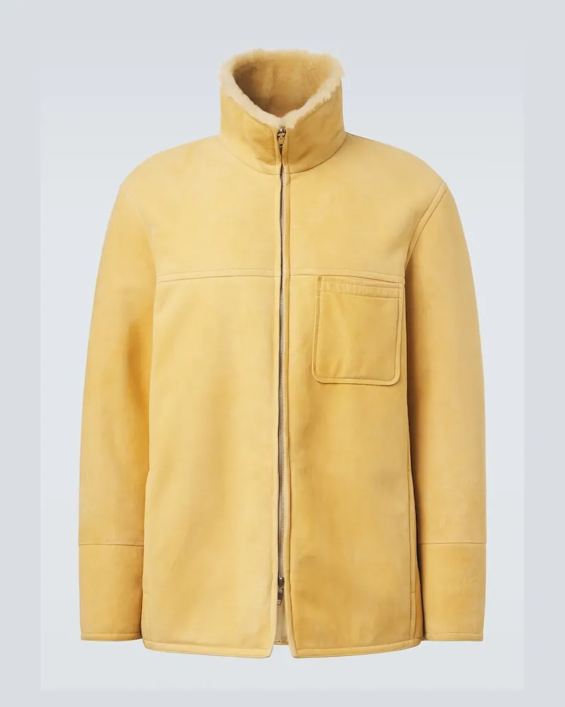 Umit Benan Wendbare Lederjacke Bruno Gelb