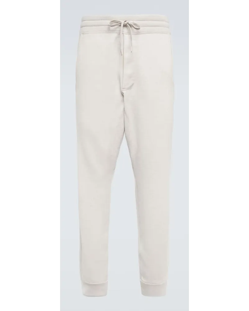 Tom Ford Jogginghose Aus Kaschmir Weiss