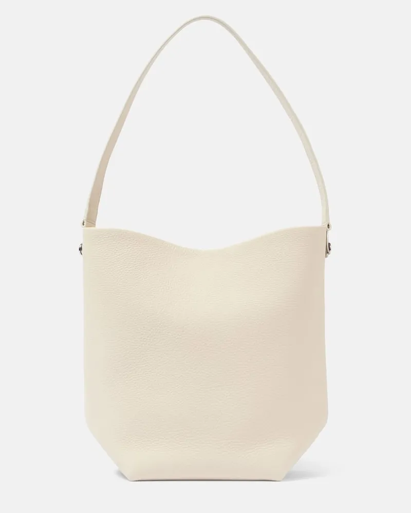 The Row Tote Bag N/S Park Medium aus Leder Weiß