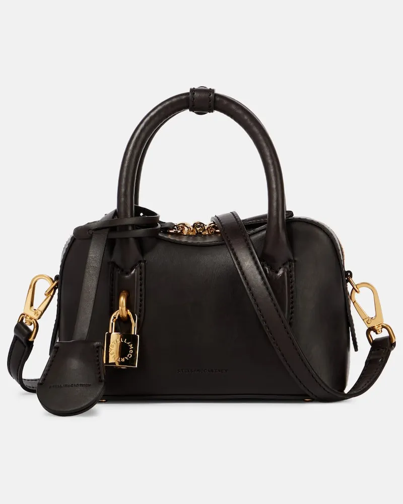 Stella McCartney Schultertasche Ryder Mini aus Lederimitat Braun