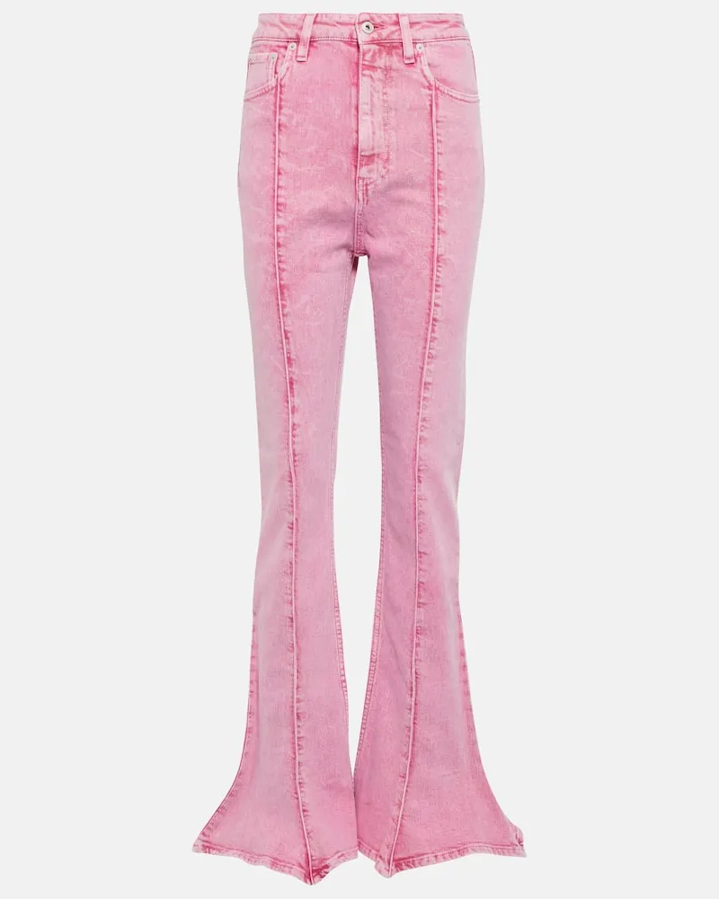 Y/PROJECT Flared Jeans Classic Trumpet Rosa