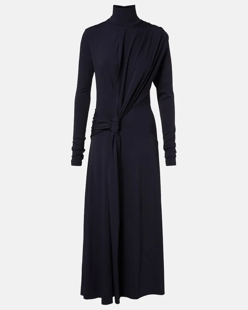 Victoria Beckham Midikleid aus Jersey Blau