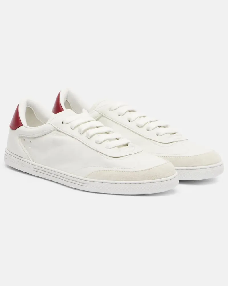Dolce & Gabbana Sneakers Saint Tropez Light aus Leder Weiß