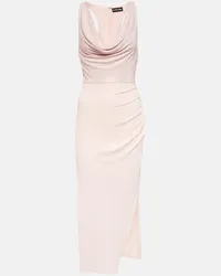 David Koma Verziertes Midikleid Pink