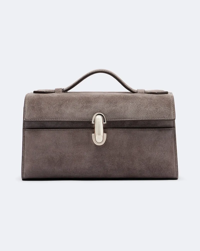 SAVETTE Henkeltasche Symmetry Pochette Small Grau