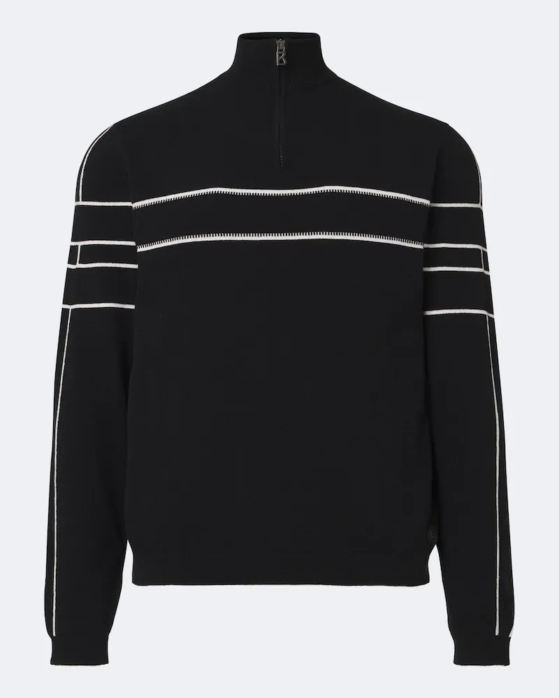 Bogner Pullover Kuno aus Schurwolle Schwarz