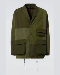 Comme des Garçons Comme des Garcons Homme Jacke aus einem Baumwollgemisch Gruen