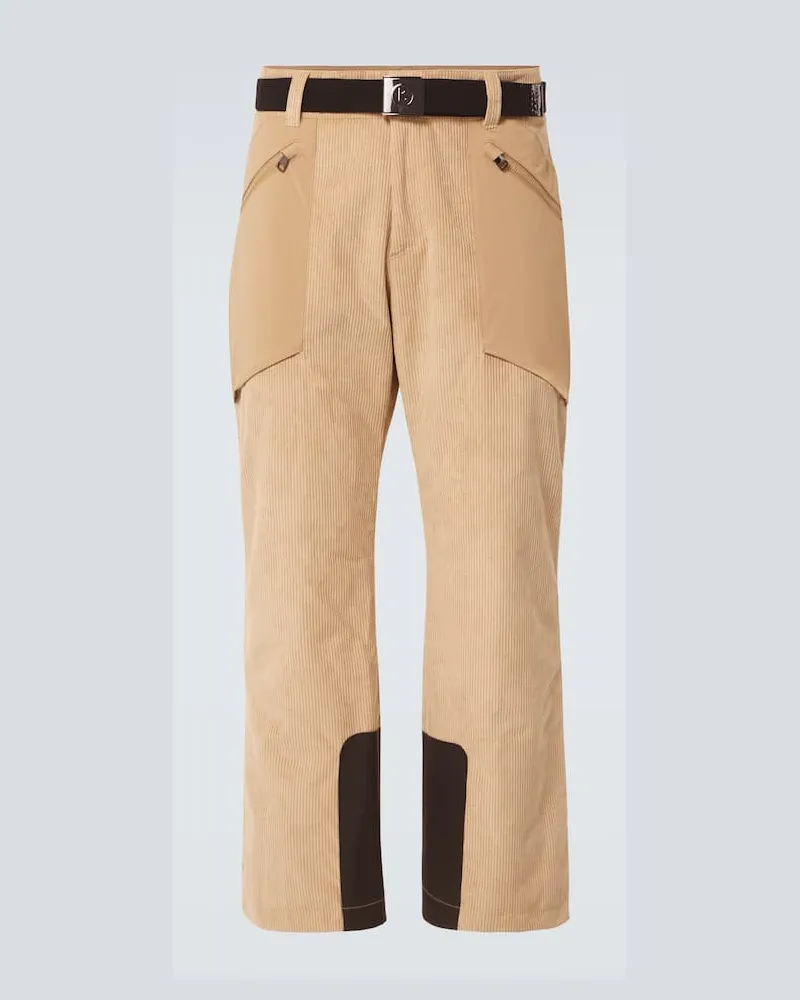 Bogner Mid-Rise-Skihose Coen aus Cord Beige