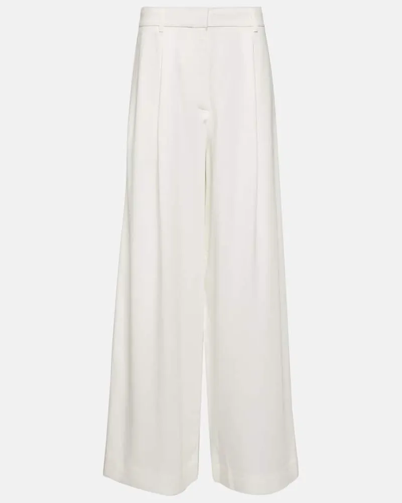 Co Hose aus Satin Weiß