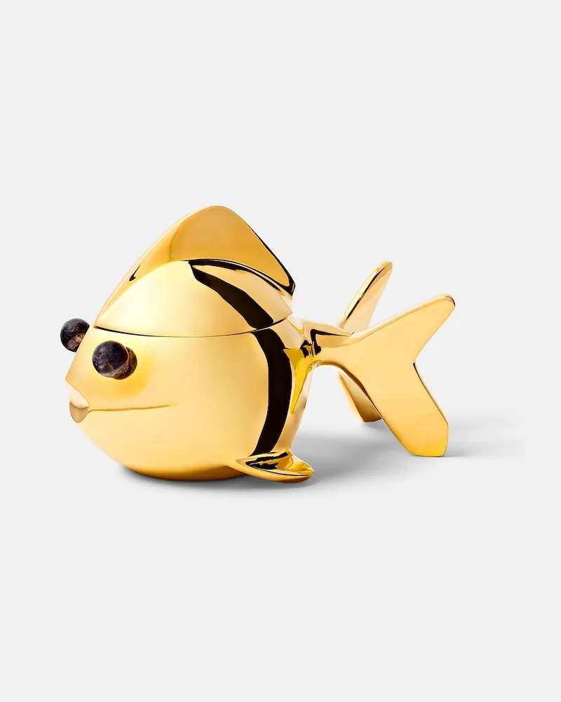 Jonathan Adler Aufbewahrungsdose Goldfish Gold