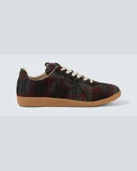 Maison Margiela Sneakers Recicla Replica Burgund