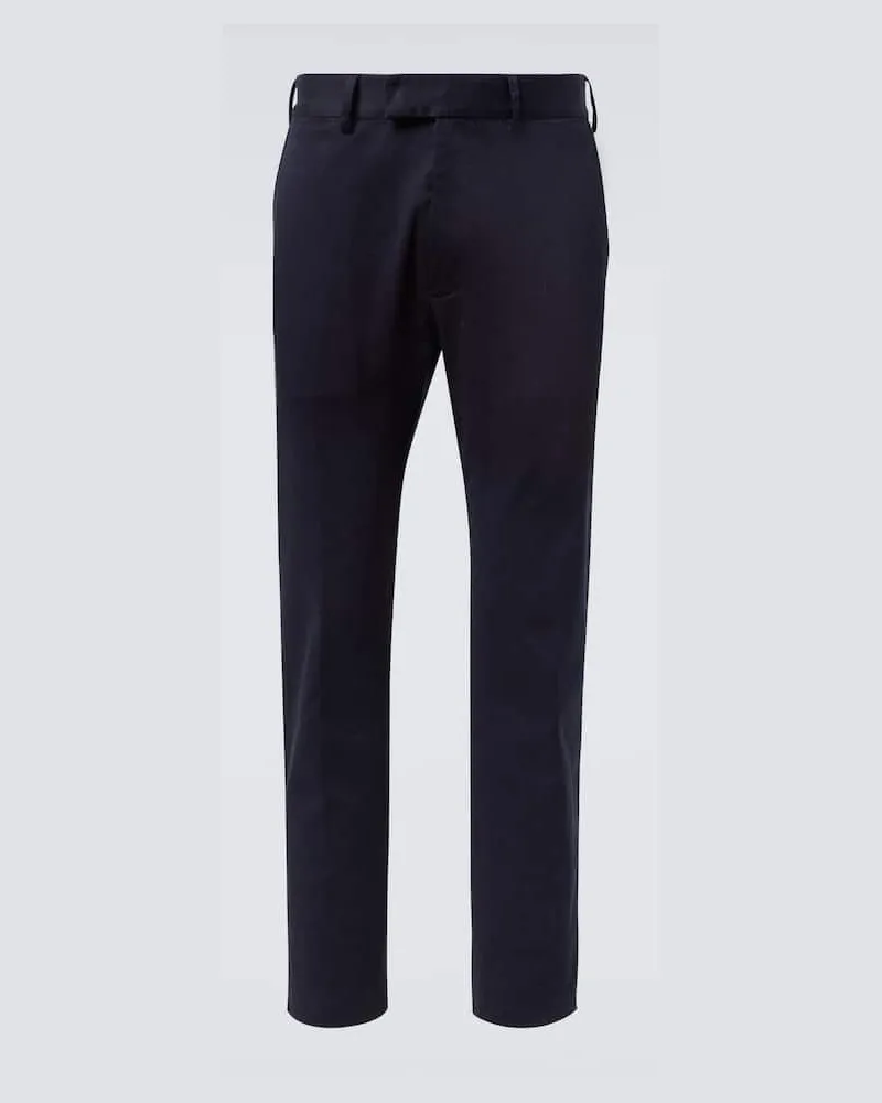 Tom Ford Chinohose aus Baumwoll-Twill Blau