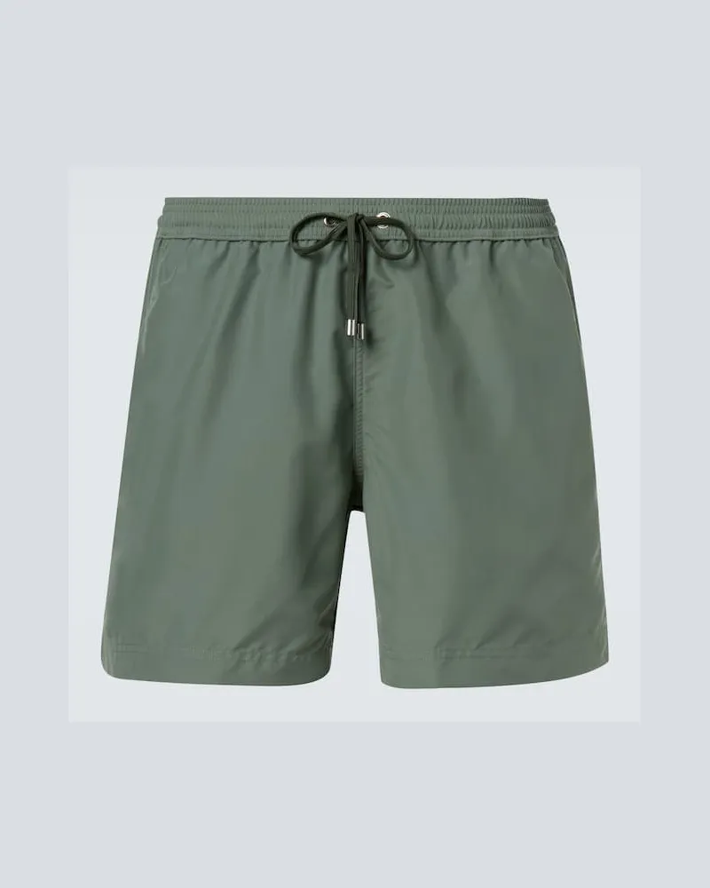 Sunspel Badeshorts Grün
