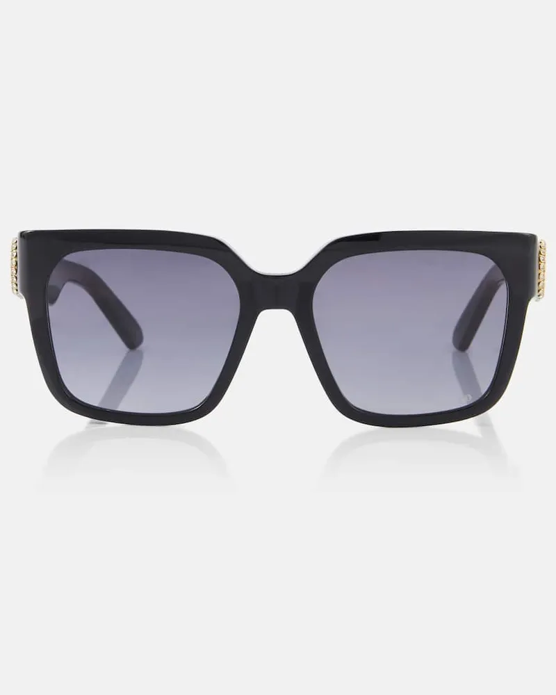 Dior Eckige Sonnenbrille 30Montaigne S11I Grau