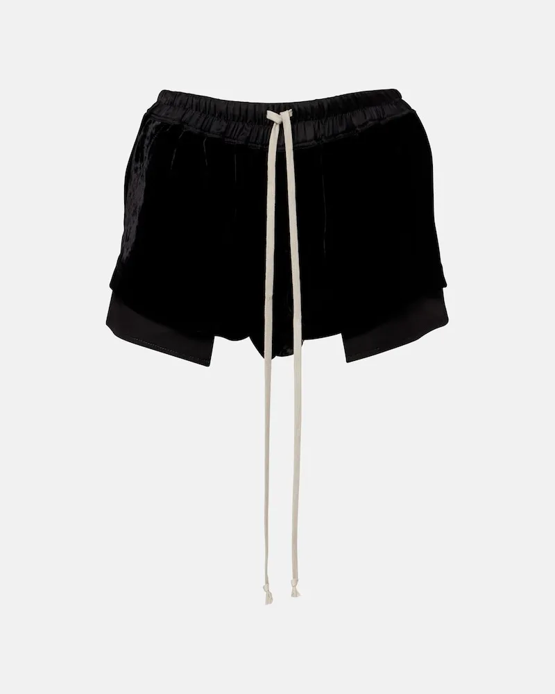 Rick Owens Shorts Fog Schwarz