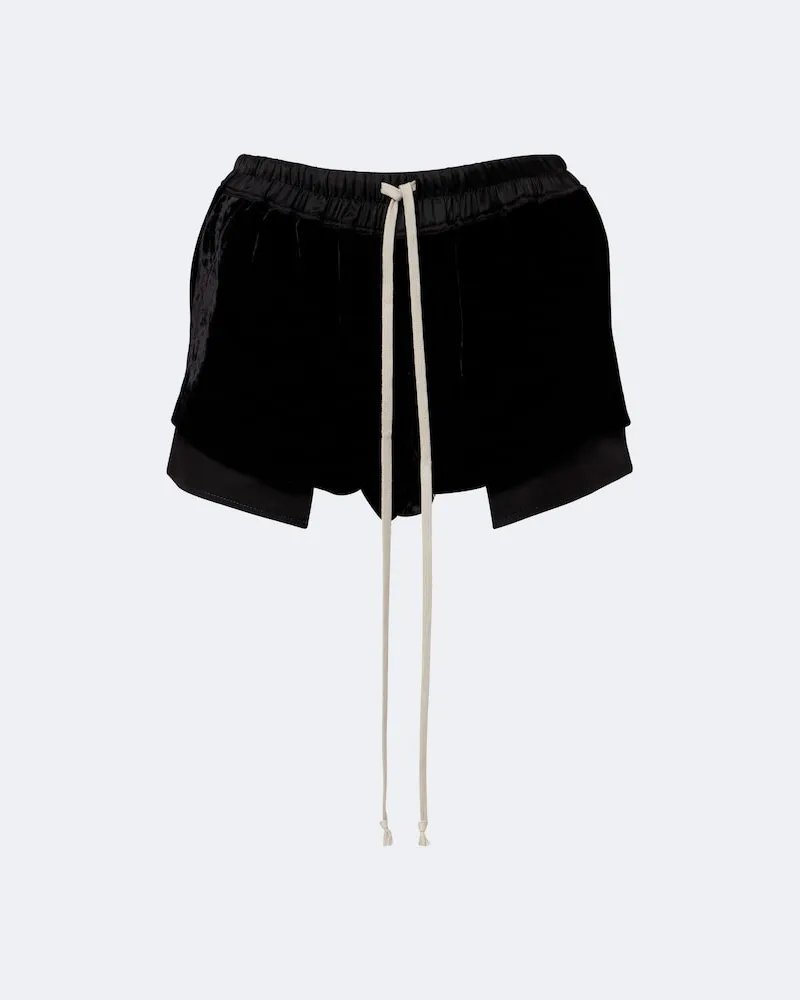 Rick Owens Shorts Fog Schwarz