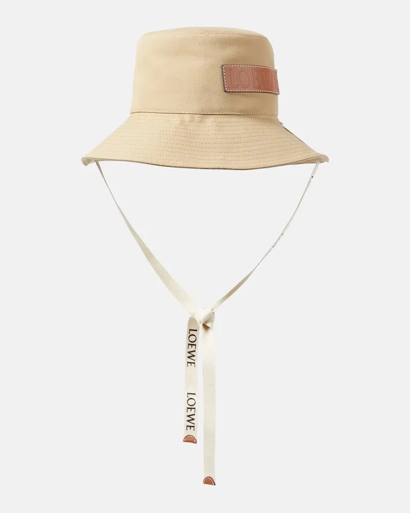 Loewe Hut aus Canvas Weiß
