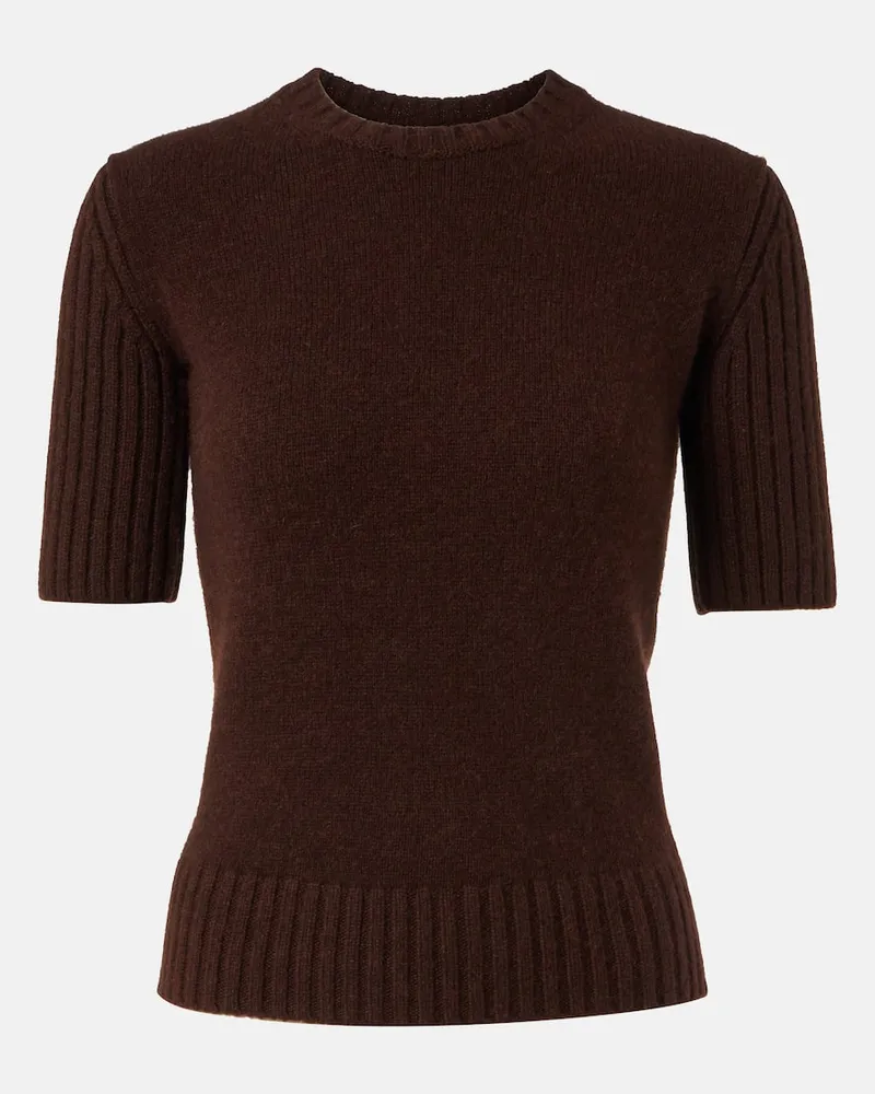 KHAITE Pullover Mia aus Kaschmir Burgund