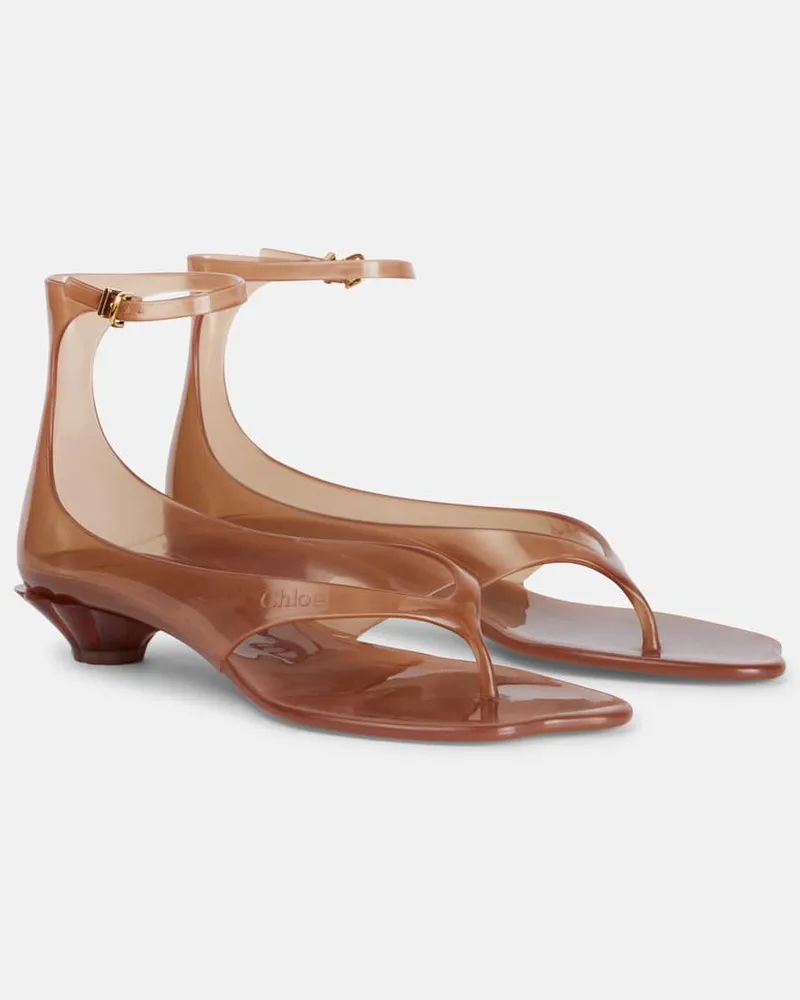 Chloé Chloé Sandalen Chloé Jelly Braun