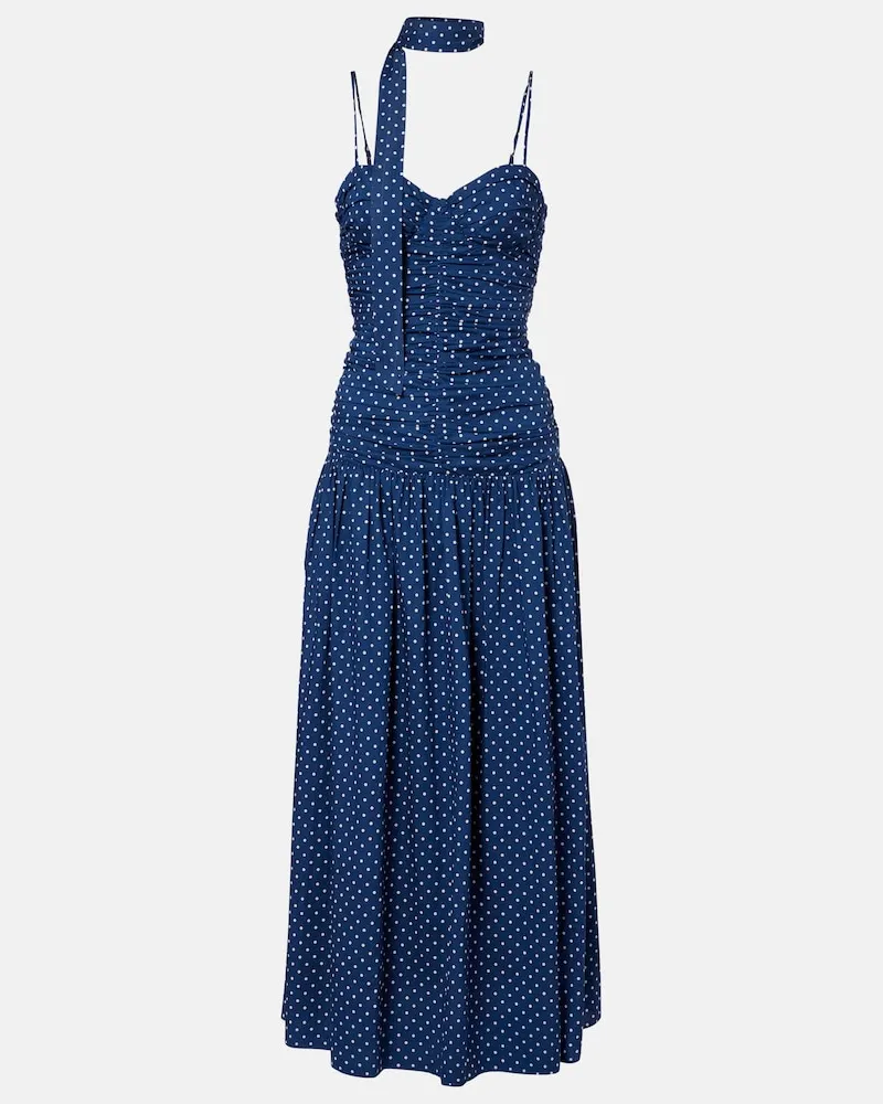 Posse Maxikleid Edie Blau