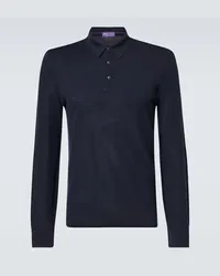 Ralph Lauren Polopullover aus Wolle Blau