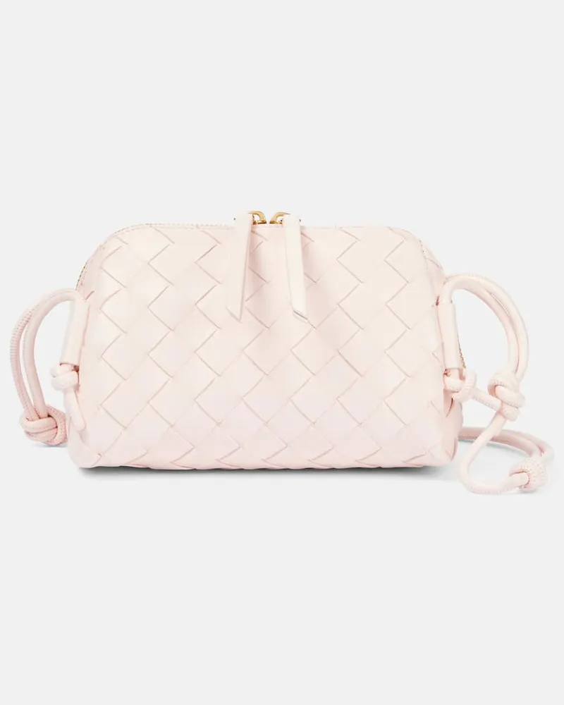 Bottega Veneta Schultertasche Concert aus Leder Rosa
