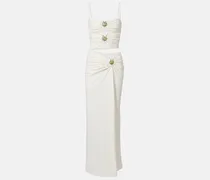 Maxikleid Mineral Stone aus Jersey mit Cut-outs