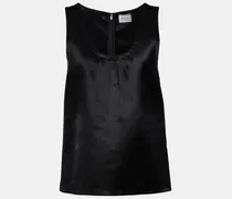 Top Cassandre aus Satin