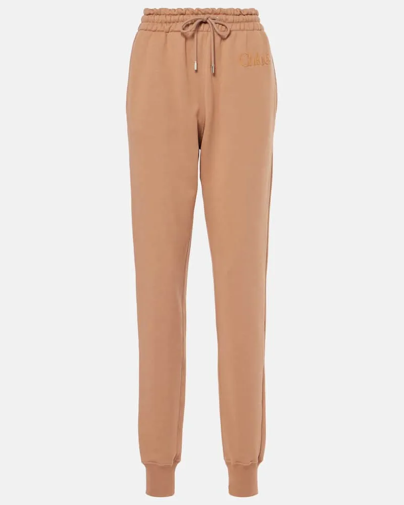 Chloé Chloé Jogginghose aus Baumwolle Rosa