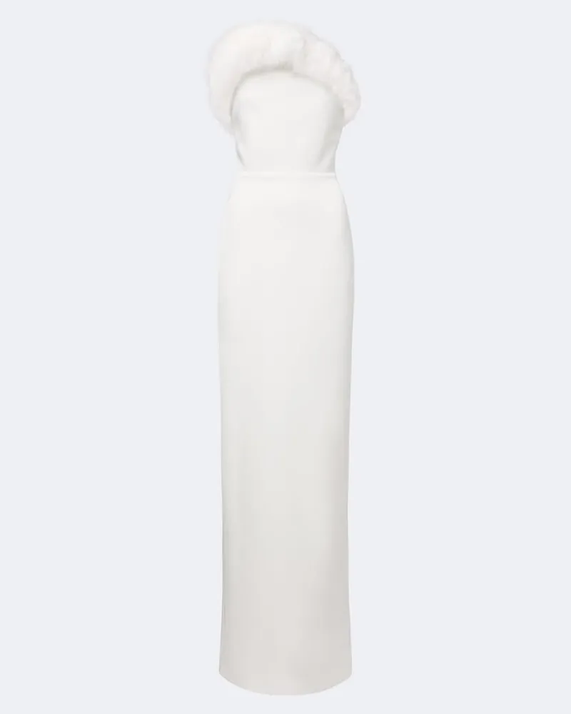 David Koma Bustier-Robe Weiß