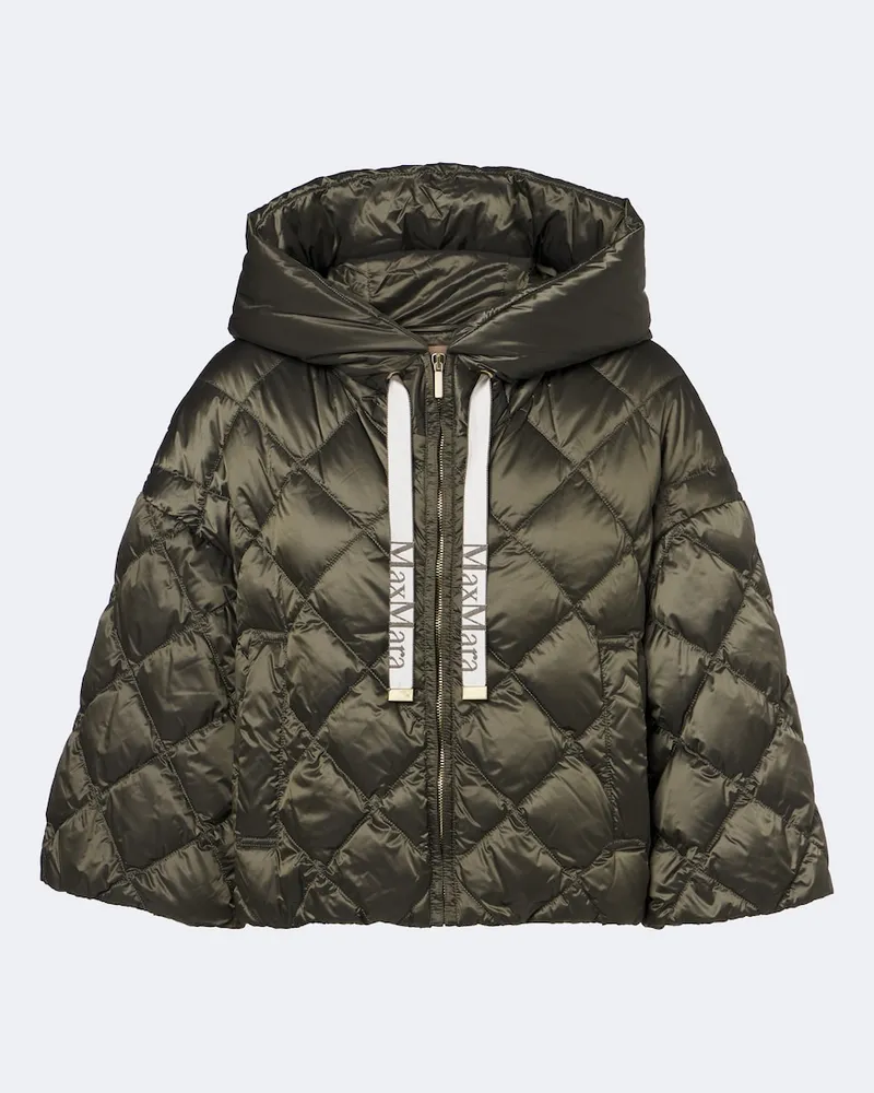 Max Mara Daunenjacke Grün