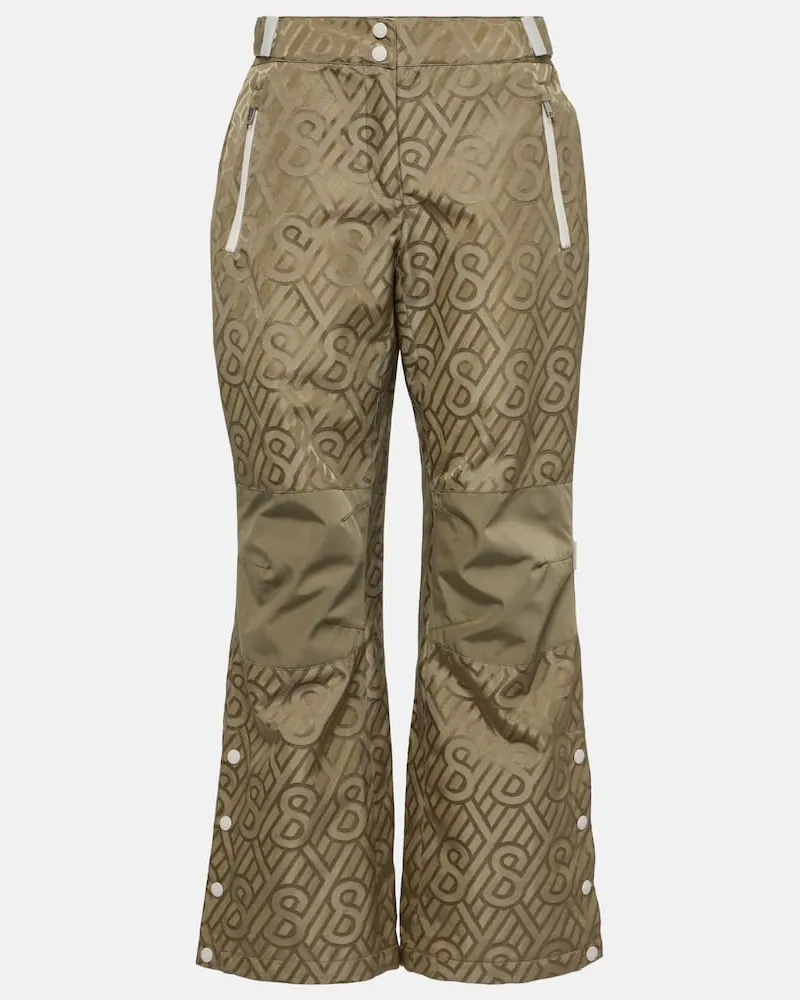 Yves Salomon Bedruckte Skihose Grã¼n