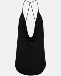 Tom Ford Top aus Jersey Schwarz