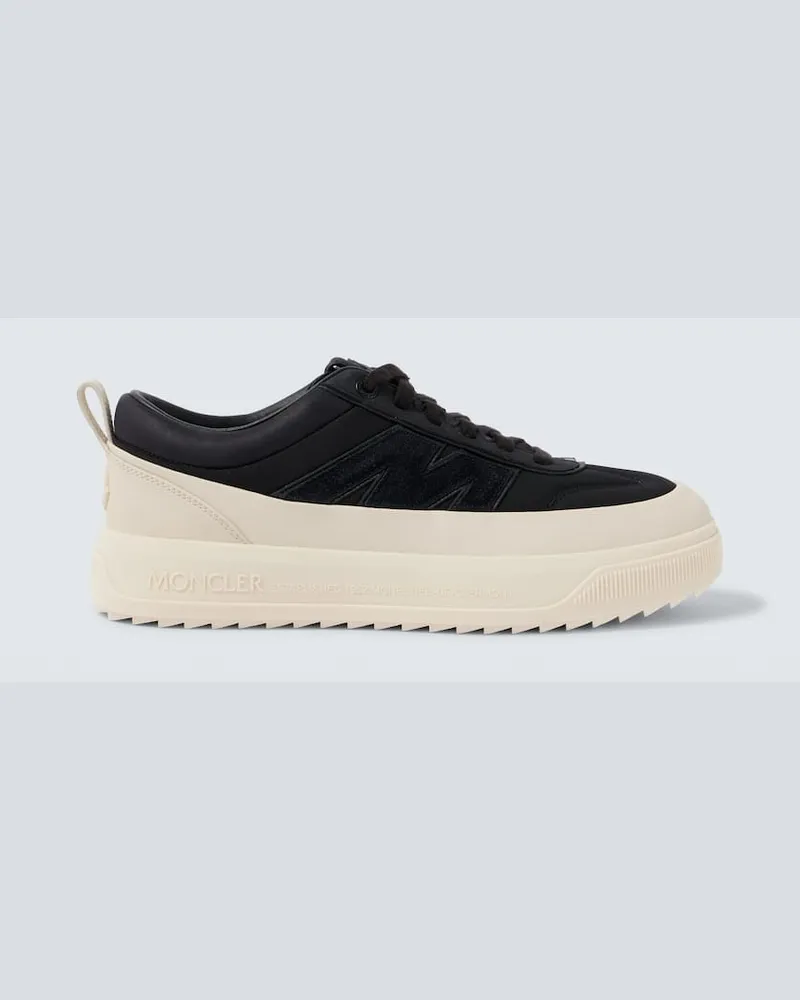 Moncler Sneakers Monpulse Altive mit Leder Schwarz