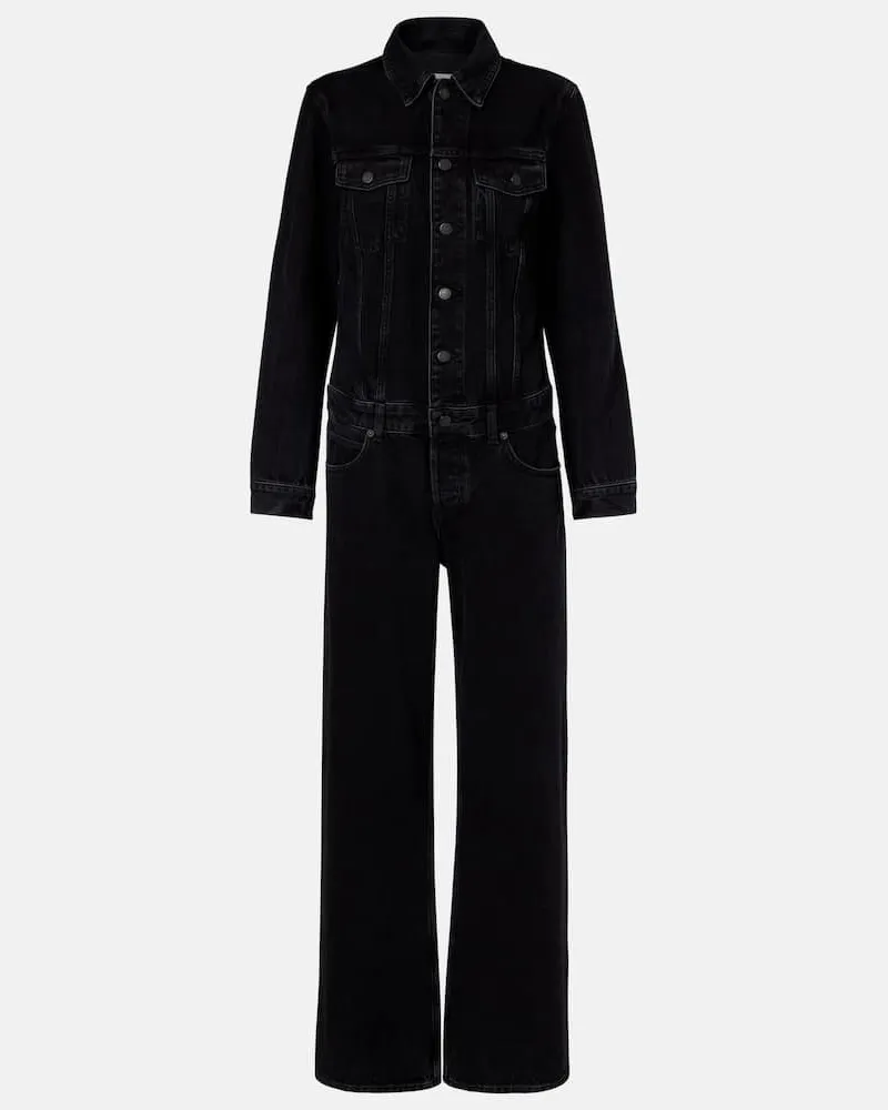 AGOLDE Jumpsuit Esther aus Denim Schwarz