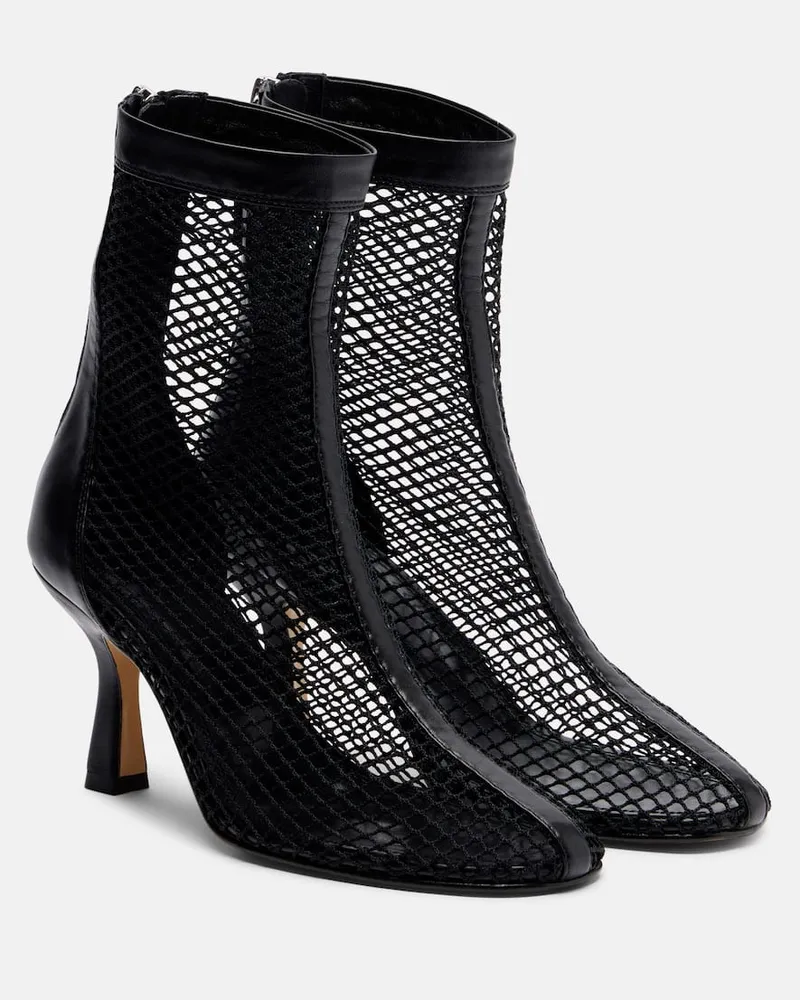 SOULIERS MARTINEZ Ankle Boots Fira mit Leder Schwarz