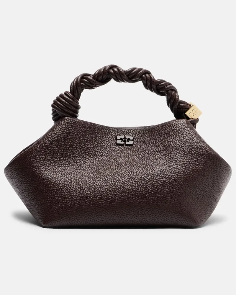Ganni Henkeltasche Bou Small Braun